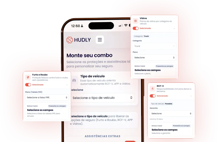 Ilustração de família para o banner de simulação